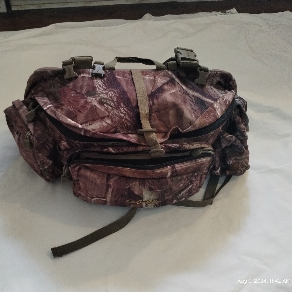 Cabela's bag, pack for fishing or hunting camera